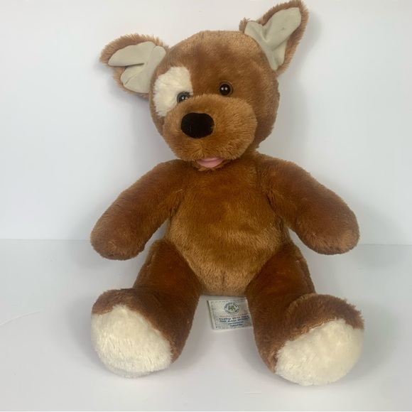 Build-A-Bear Brown Sugar Puppy Dog Plush Stuffed Animal 14" Eye Patch - Picture 2 of 8